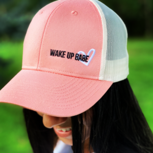 WAKE UP BABE HAT PINK